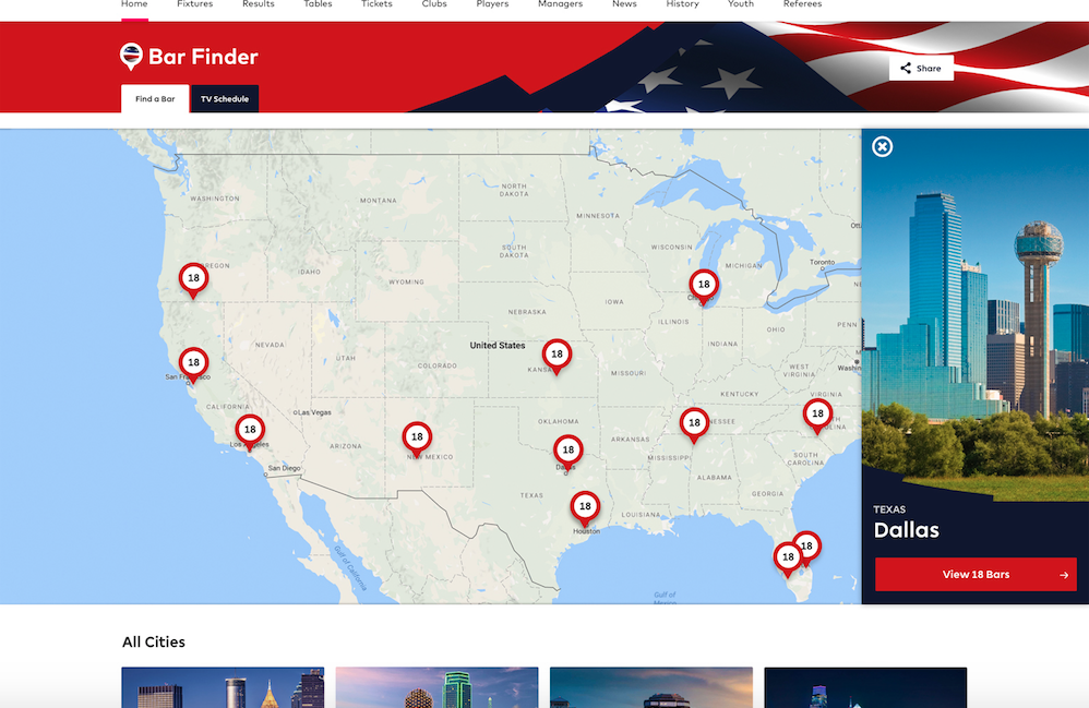 USA Bar Finder